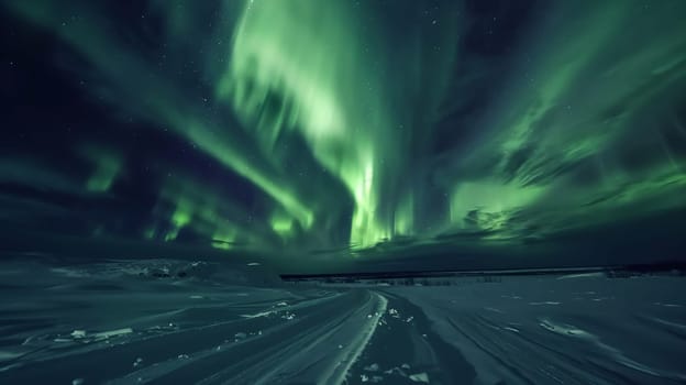 Behold the breathtaking spectacle of the Northern Lights, also known as the Aurora Borealis, painting the night sky with vibrant hues of green, purple, and blue. This awe-inspiring natural phenomenon captivates with its mystical charm and ethereal beauty.