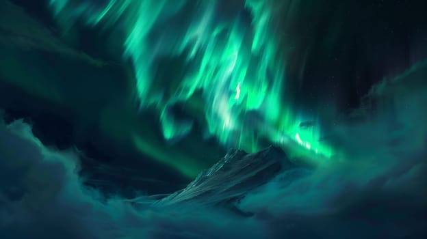 Behold the breathtaking spectacle of the Northern Lights, also known as the Aurora Borealis, painting the night sky with vibrant hues of green, purple, and blue. This awe-inspiring natural phenomenon captivates with its mystical charm and ethereal beauty.