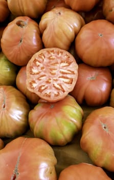 Detail of fresh red vegetable, healthy food, diet, vegan