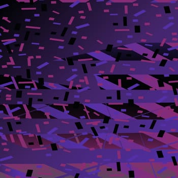 Festive abstract background with confetti in neon colors. Trendy modern vector illustration for Banner Invitation Poster Cover Flyer Celebration Event Greeting card Party Social media Story Magazine