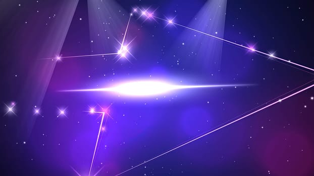 Shining Lights And  particles Background	,Shining Lights And  particles Background