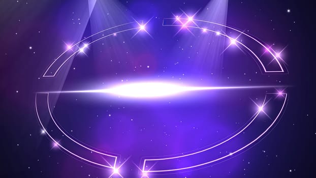 Shining Lights And  particles Background	,Shining Lights And  particles Background