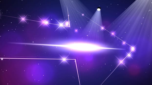 Shining Lights And  particles Background	,Shining Lights And  particles Background