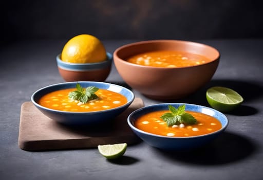 AI generated of enmoladas, a traditional mexican food with chicken meat and spicy sauce