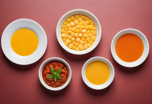 AI generated of enmoladas, a traditional mexican food with chicken meat and spicy sauce