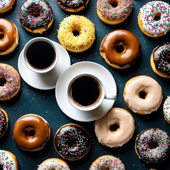 coffee and donuts