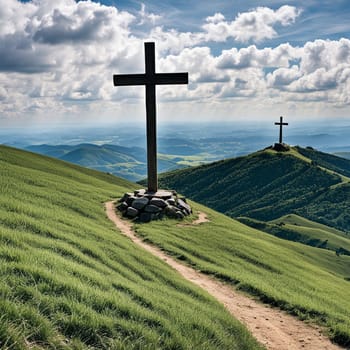 cross on the hill holy week