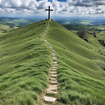 cross on the hill holy week