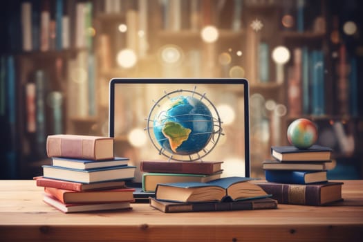 A connected educational institution with digital textbooks