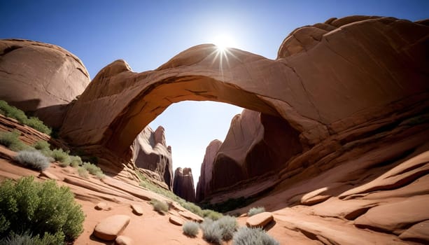 AI generated of Arches National Park in Utah , USA