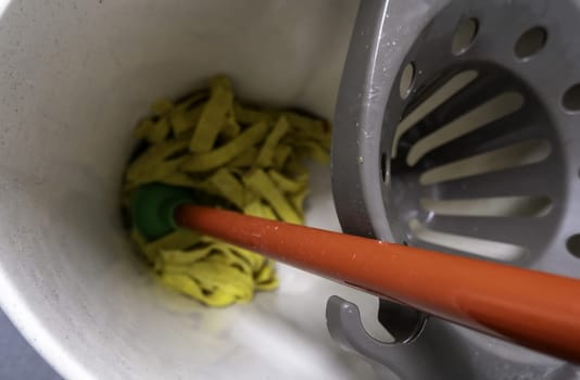 Detail of tools for cleaning, home hygiene