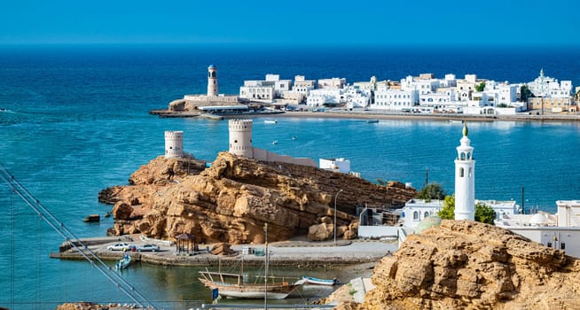 View of the city of Sur the capital city of Ash Sharqiyah South Governorate in northeastern Oman