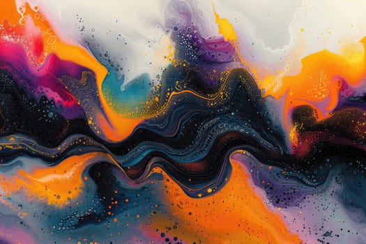 Abstract mixed paint texture with marble pattern colorful background wallpaper design images