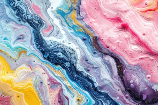 Abstract mixed paint texture with marble pattern colorful background wallpaper design images