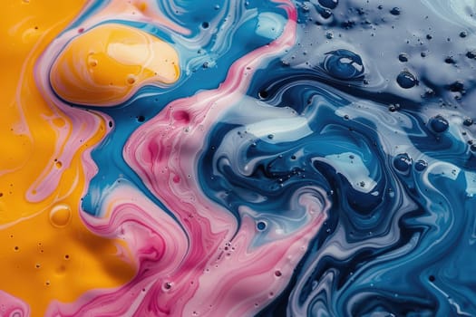 Abstract mixed paint texture with marble pattern colorful background wallpaper design images