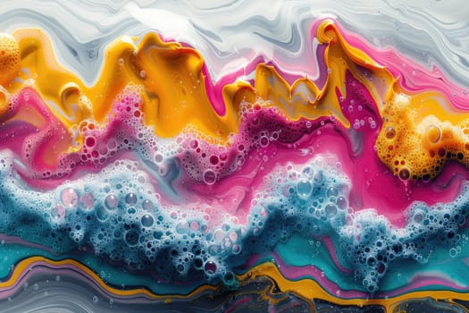Abstract mixed paint texture with marble pattern colorful background wallpaper design images