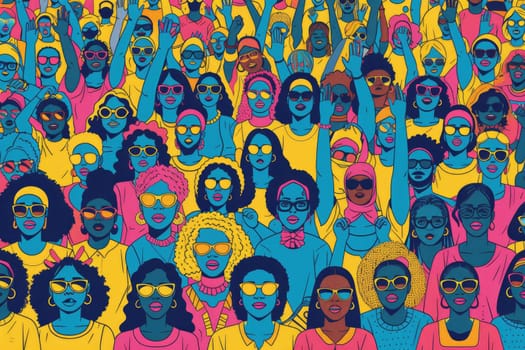 illustration and symbolizes of social issue gender inequality design images