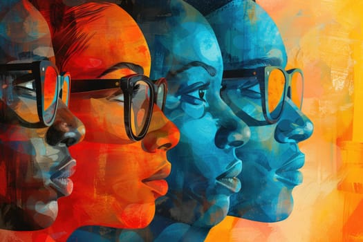 illustration and symbolizes of social issue gender inequality design images