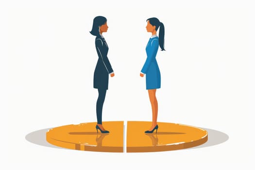 illustration and symbolizes of social issue gender inequality design images