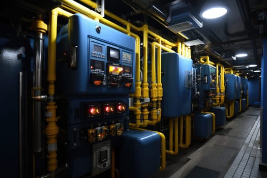 inside factory show mechanical room professional photography