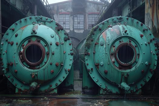 inside factory show mechanical room professional photography