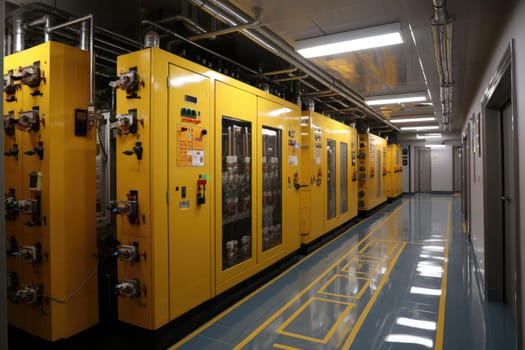inside factory show mechanical room professional photography