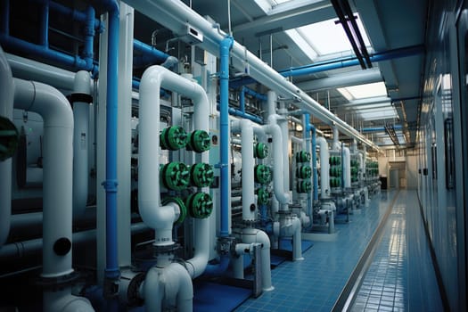inside factory show mechanical room professional photography