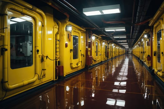 inside factory show mechanical room professional photography