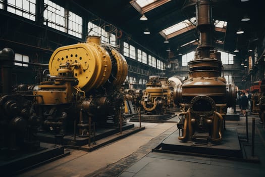 inside factory show mechanical room professional photography