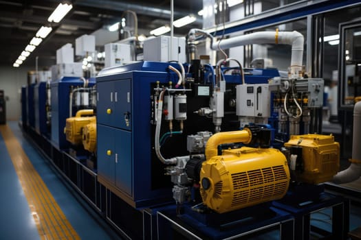 inside factory show mechanical room professional photography
