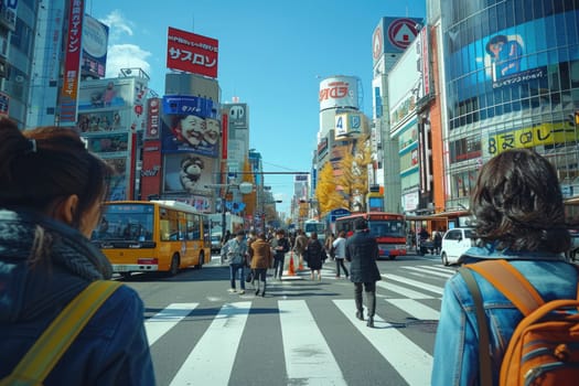 Intersection of streets in a modern urban area professional photography