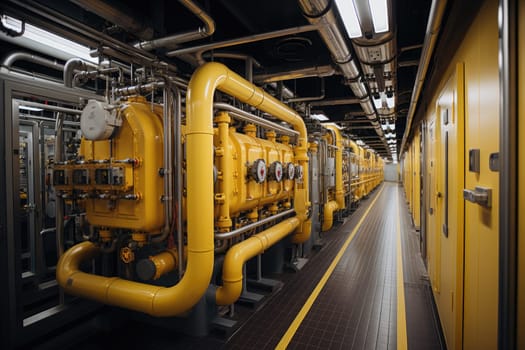 inside factory show mechanical room professional photography
