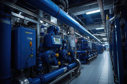 inside factory show mechanical room professional photography