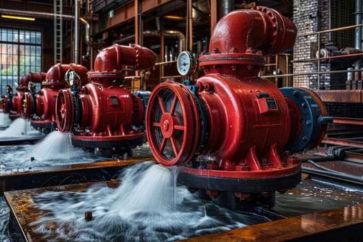 inside factory show mechanical room professional photography