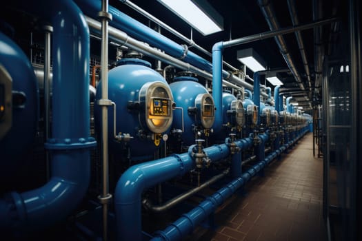 inside factory show mechanical room professional photography