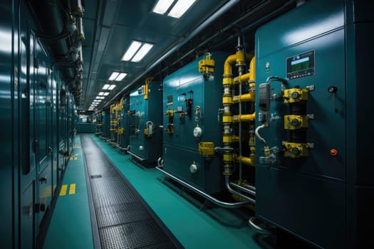 inside factory show mechanical room professional photography