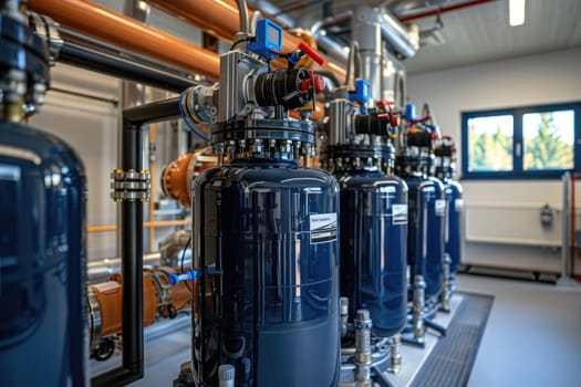 inside factory show mechanical room professional photography