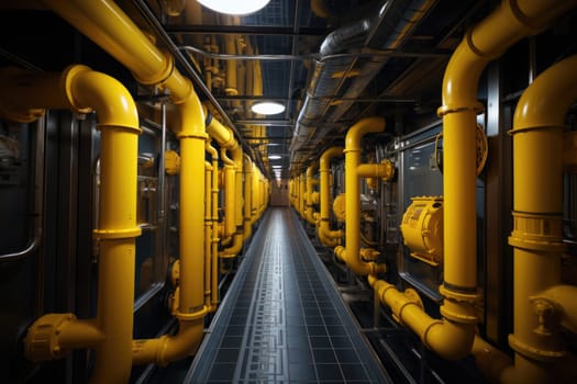 inside factory show mechanical room professional photography