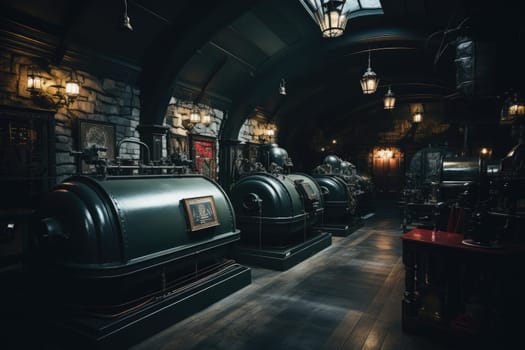 inside factory show mechanical room professional photography