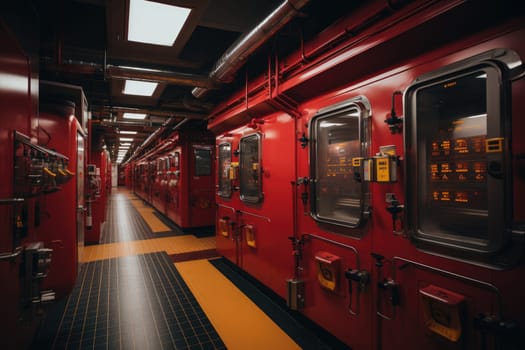 inside factory show mechanical room professional photography