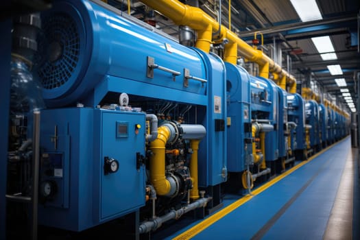 inside factory show mechanical room professional photography