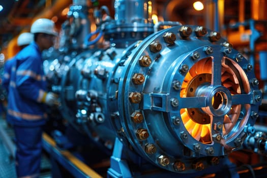 inside factory show mechanical room professional photography