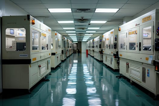 inside factory show mechanical room professional photography