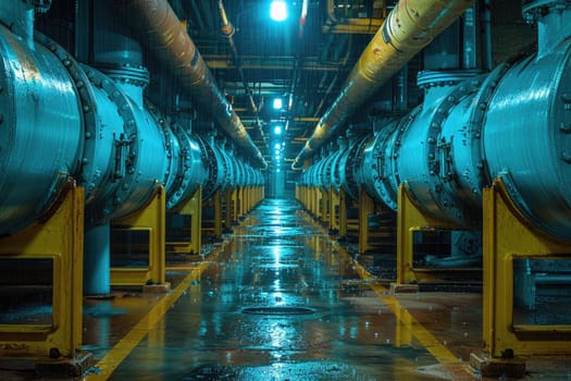 inside factory show mechanical room professional photography