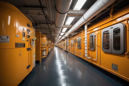 inside factory show mechanical room professional photography