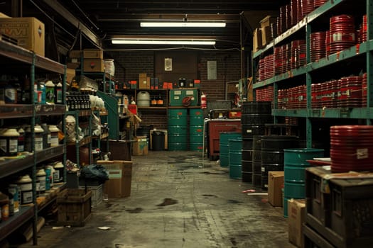 inside factory show mechanical room professional photography