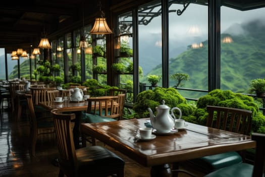 luxury homestay on a hilltop with views of green tea plantations inspiration ideas