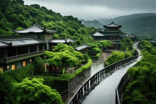 luxury homestay on a hilltop with views of green tea plantations inspiration ideas