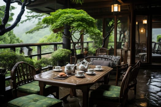 luxury homestay on a hilltop with views of green tea plantations inspiration ideas