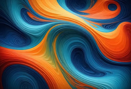AI generated of a colorful abstract background with a colorful pattern of waves
